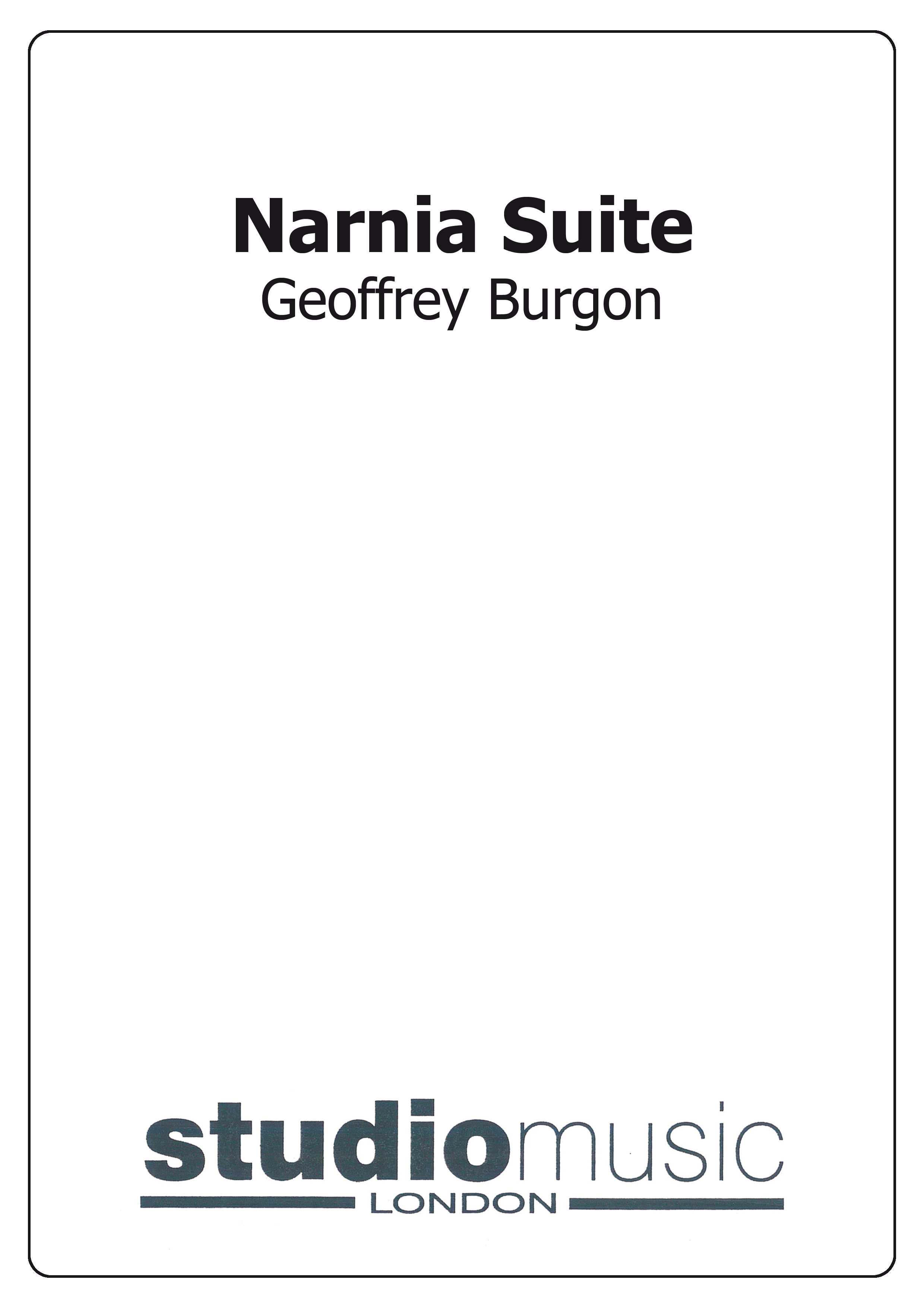 Narnia Suite (Score Only)