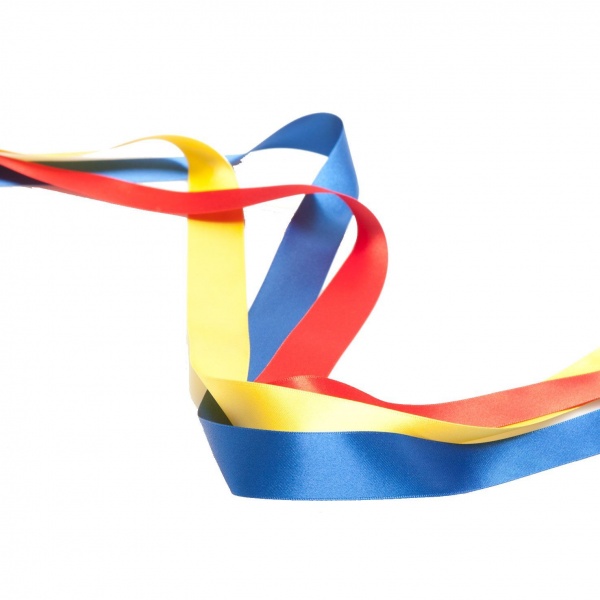 3 Coloured Ribbons for Tambourine