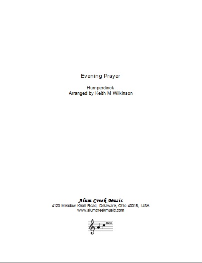 Evening Prayer (Cornet Duet with Brass Band - Score and Parts)