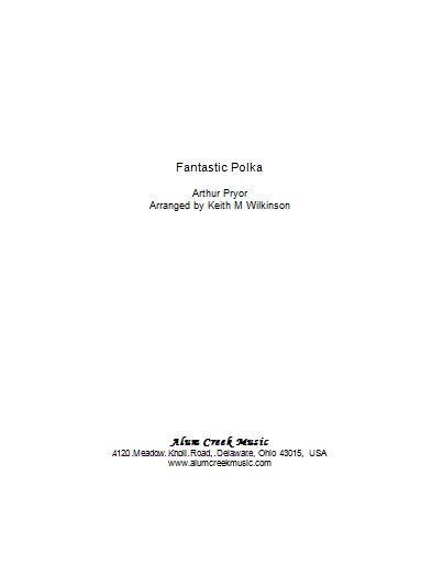 Fantastic Polka (Trombone Solo with Brass Band - Score and Parts)