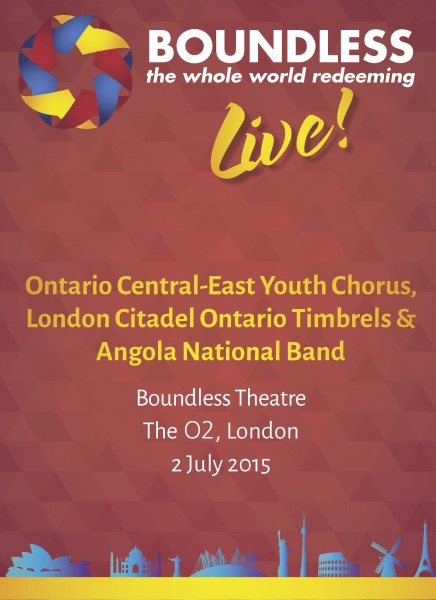 Boundless Live! Concert-Ontario Central East Yth Chorus, London Citadel Timbrels, Angola National Bd