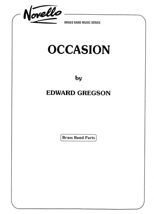 Occasion (Brass Band - Score and Parts)