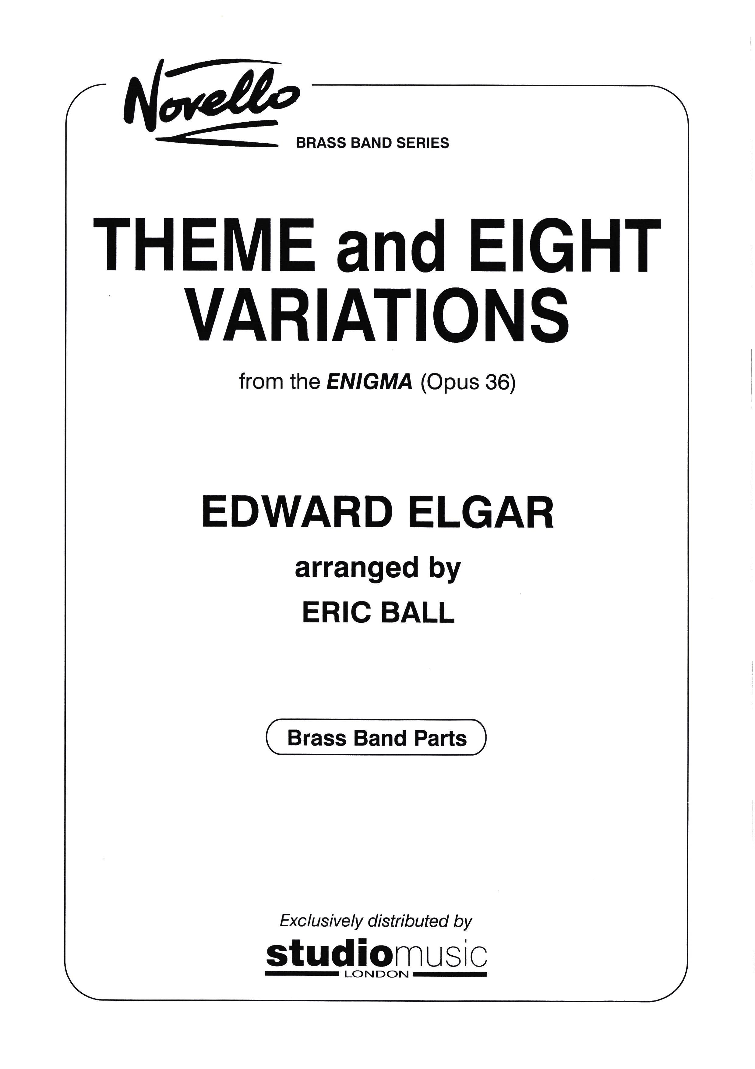 Theme and Eight Variations (Brass Band - Score and Parts)