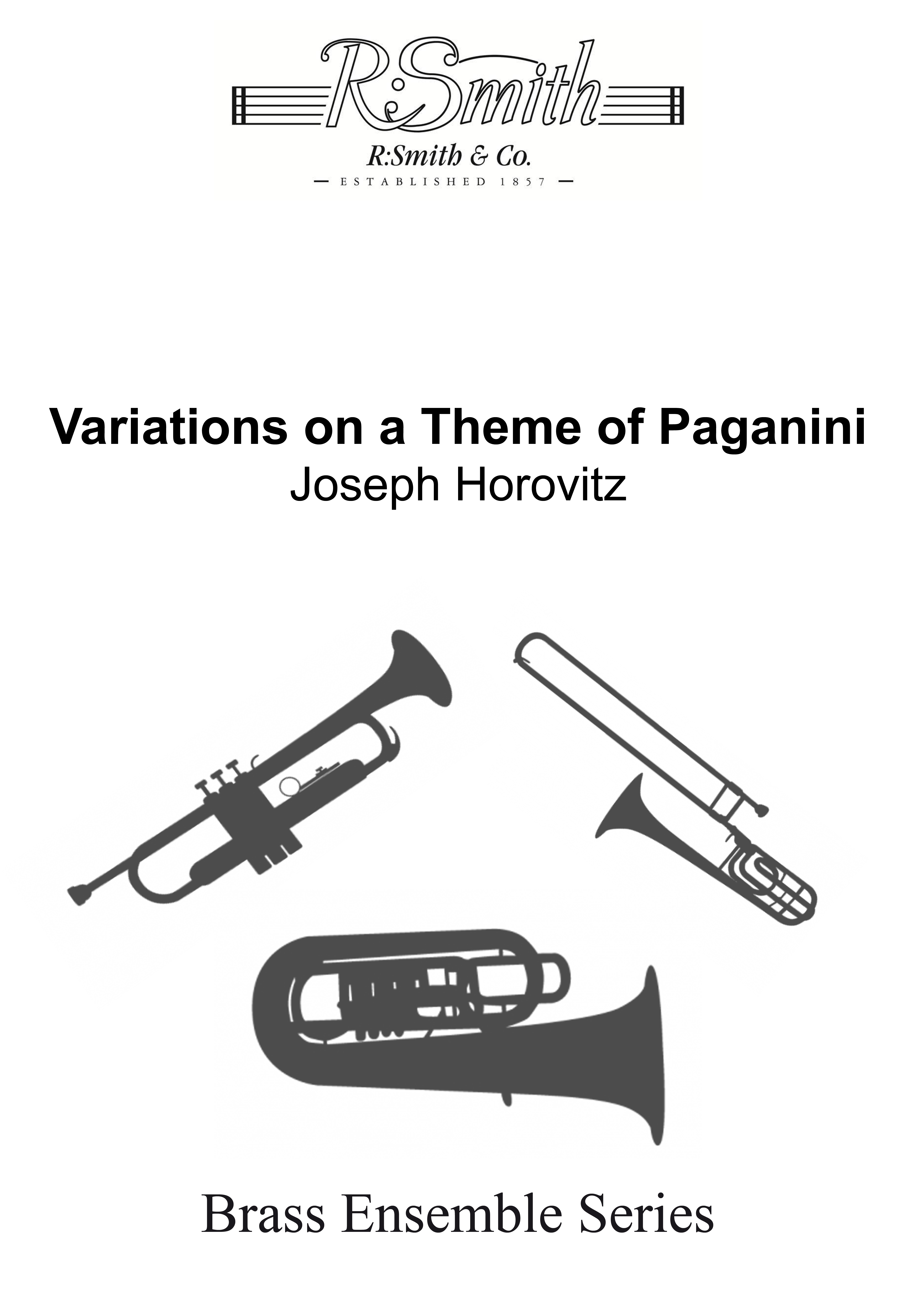 Variations on a Theme of Paganini (Brass Quartet - Score and Parts)