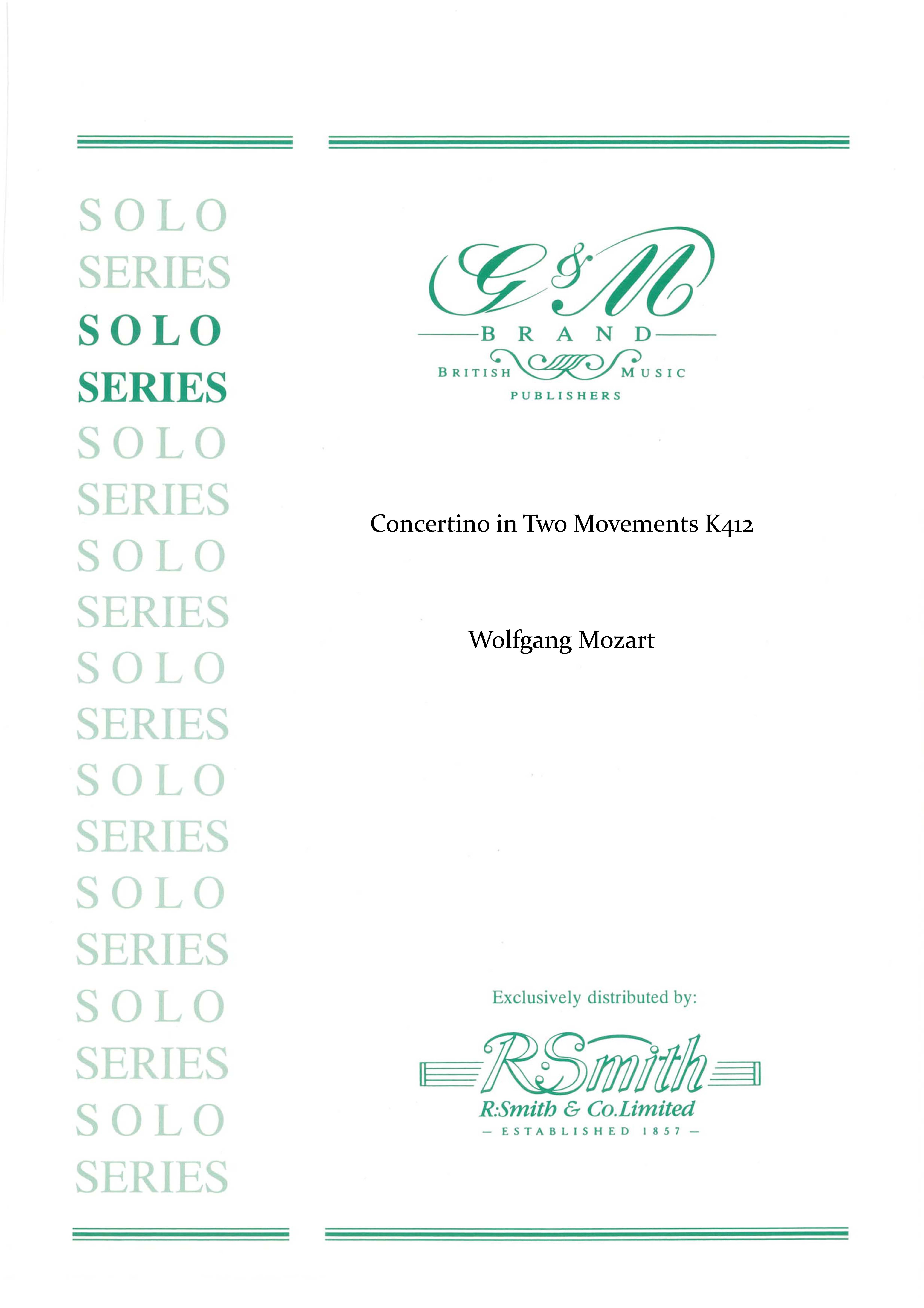 Concertino in Two Movements (Euphonium Or Baritone and Piano)