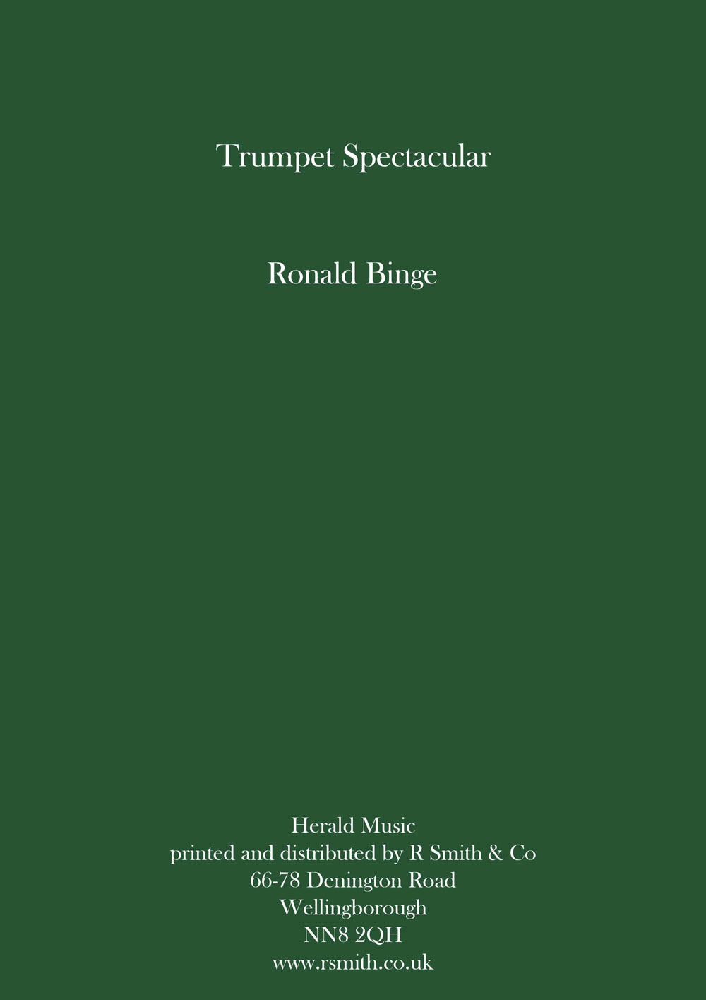 Trumpet Spectacular (Cornet Sextet with Brass Band - Score and Parts)