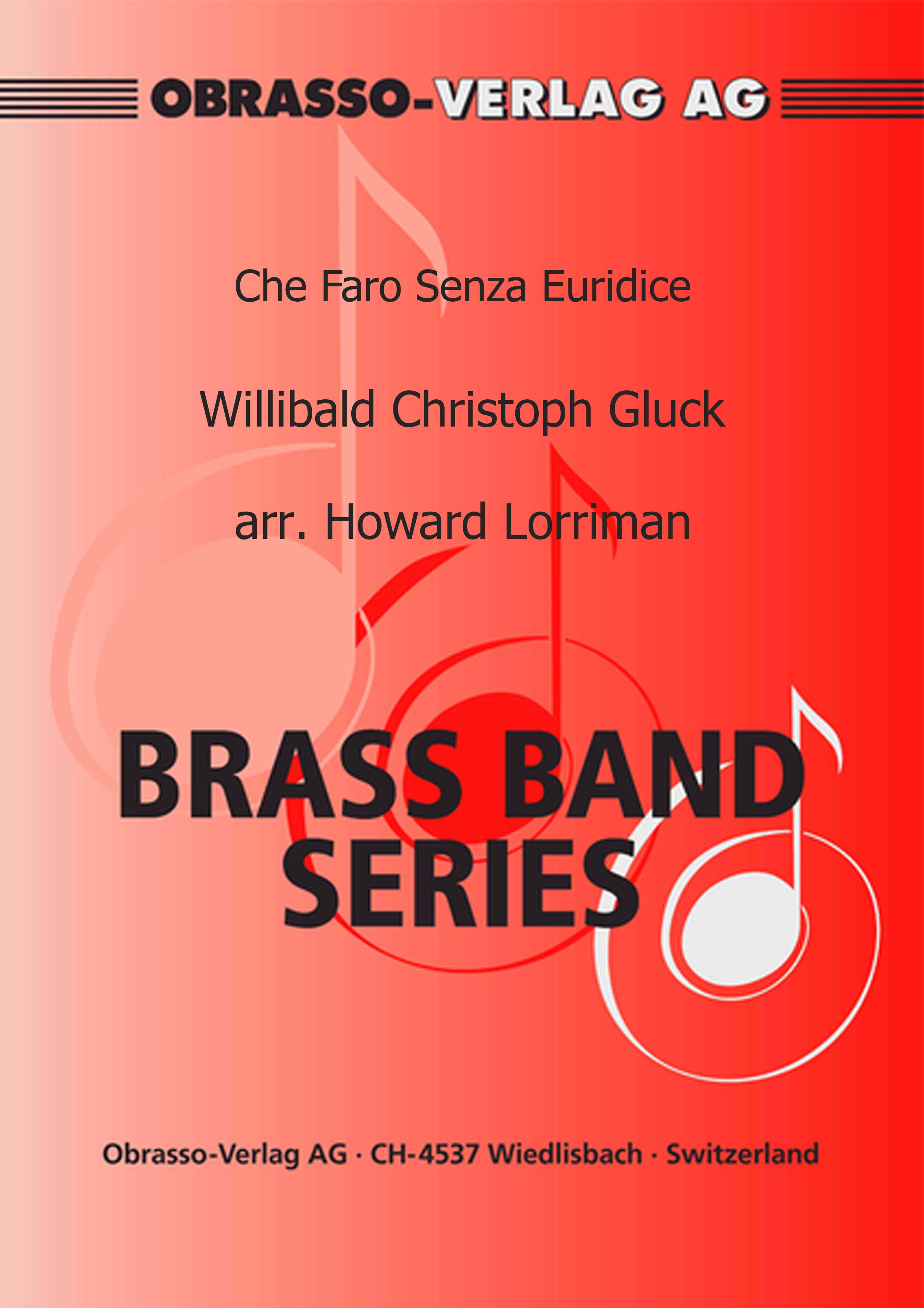 Che Faro Senza Euridice (Vocal Solo with Brass Band - Score and Parts)