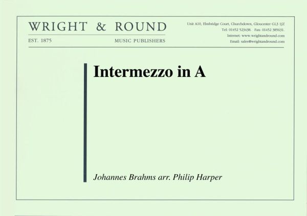 Intermezzo in A (Score and Parts)