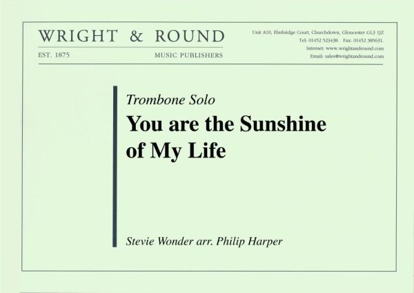 You are the Sunshine of My Life (Score and Parts)