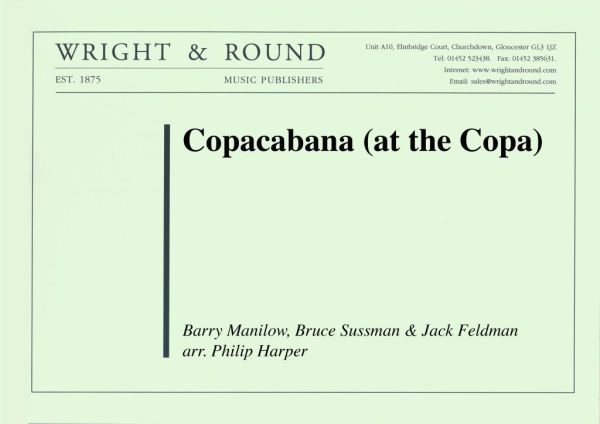 Copacabana (at the Copa) (Score and Parts)