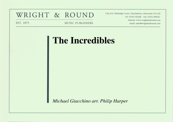 The Incredibles (Score and Parts)