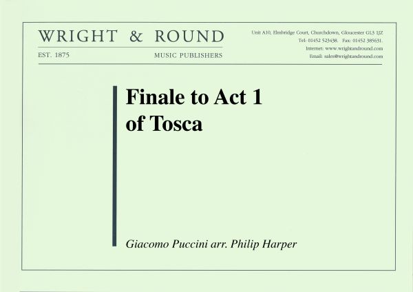 Finale to Act 1 of Tosca (Score and Parts)
