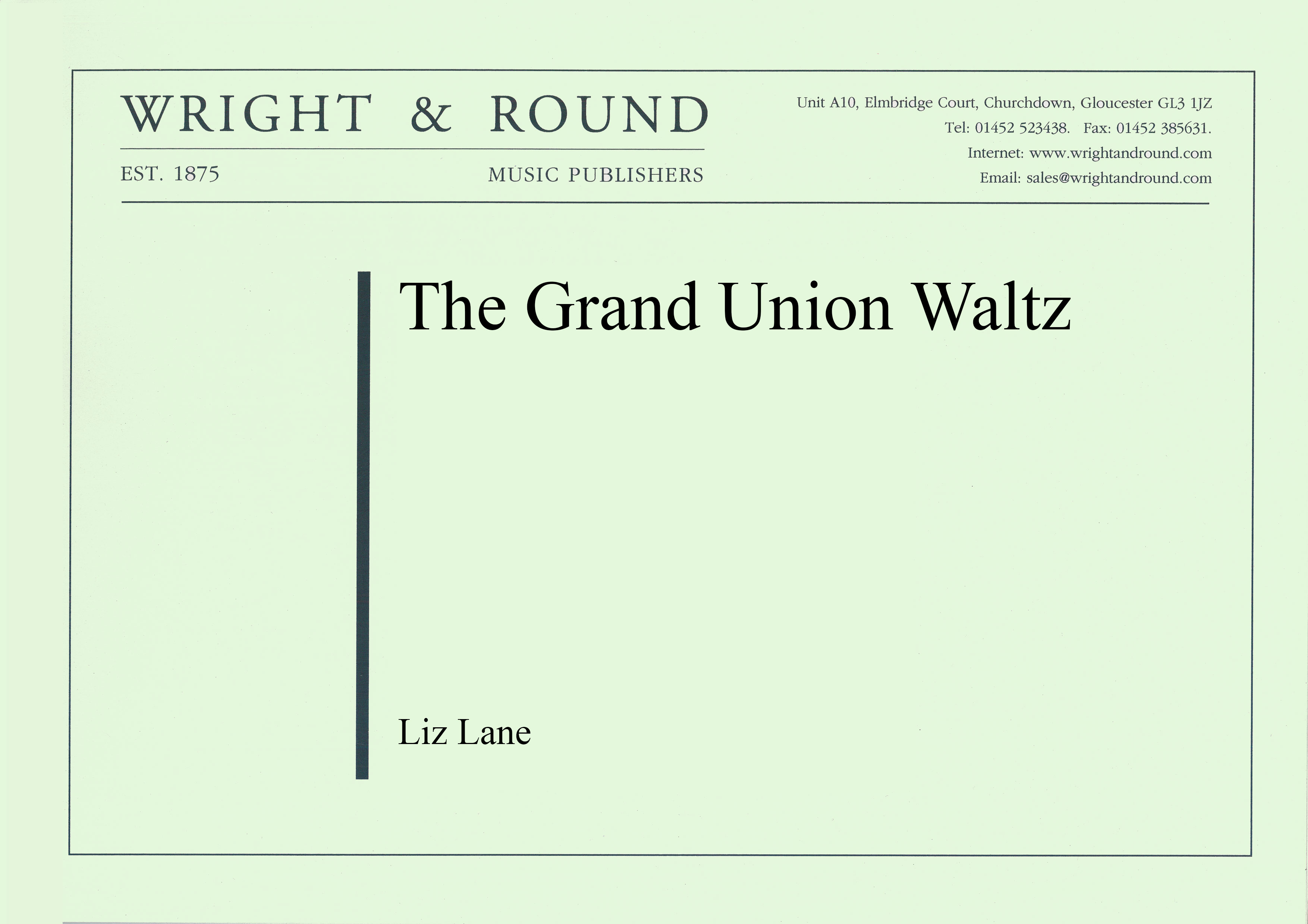 The Grand Union Waltz (Brass Band - Score and Parts)
