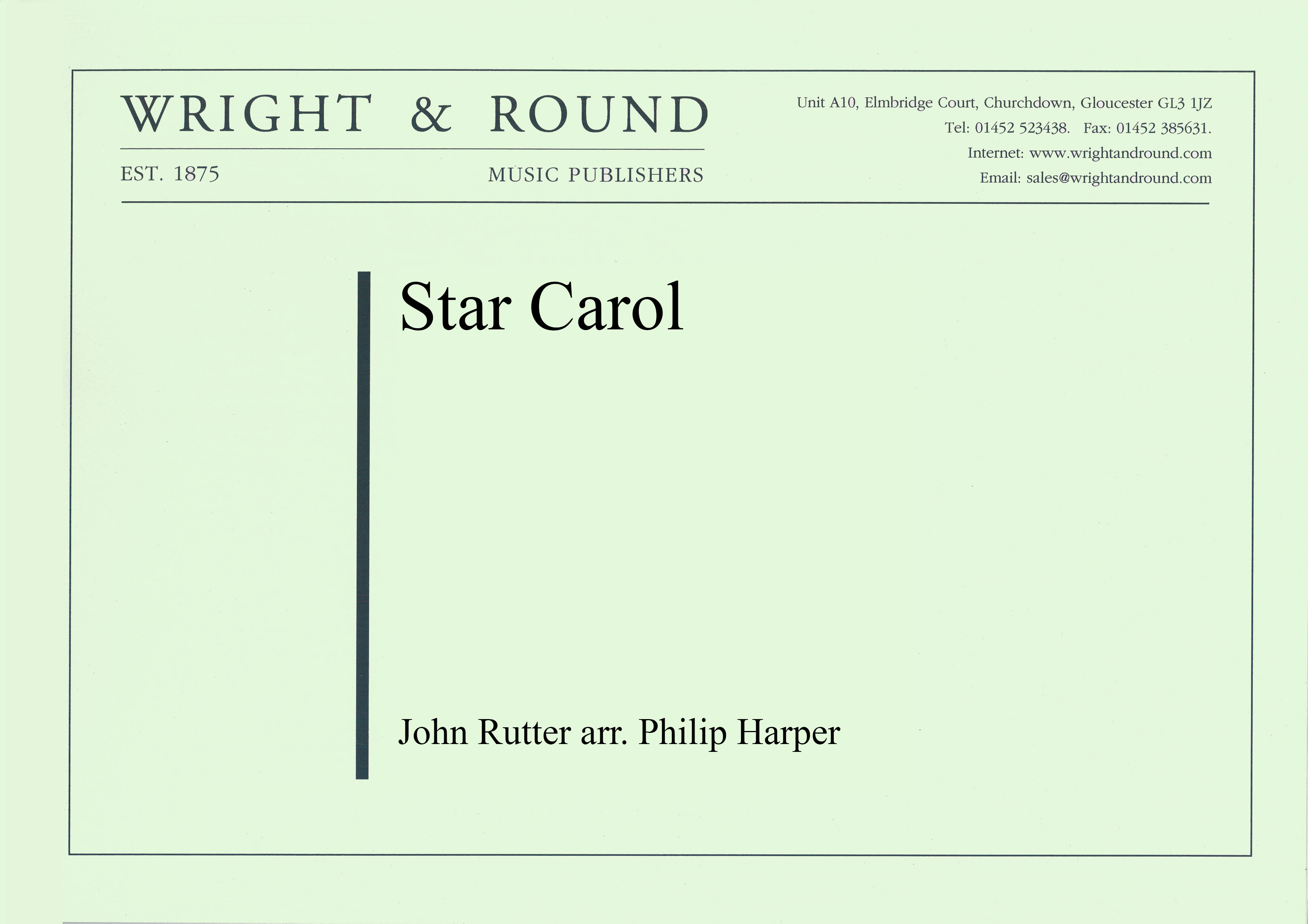 Star Carol (Brass Band - Score and Parts)