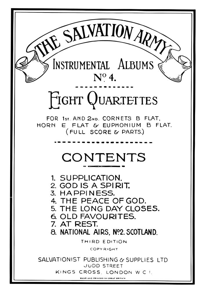 Instrumental Album No.4 - Eight Quartettes