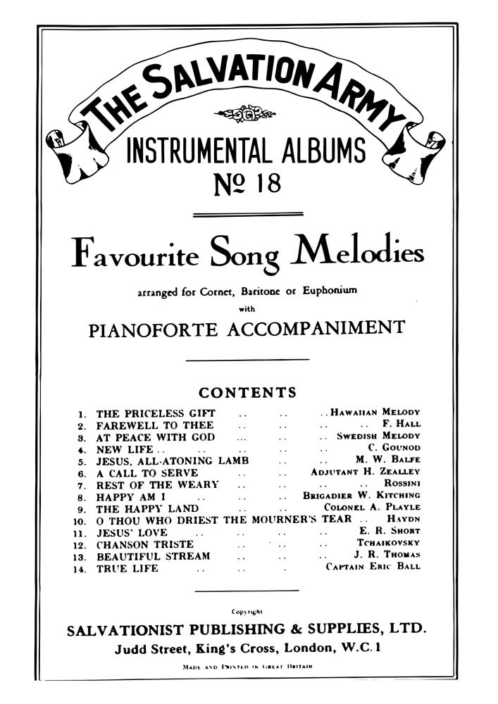 Instrumental Album No.18 - Favourite Song Melodies