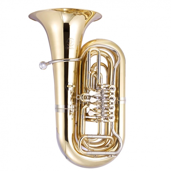 JP379B Sterling BBb Tuba 3/4 size - JP Sterling - 4 rotary valves