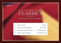 Salvation Army Classics 13-16 for Small Ensemble
