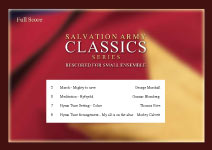Salvation Army Classics 5-8 for Small Ensemble