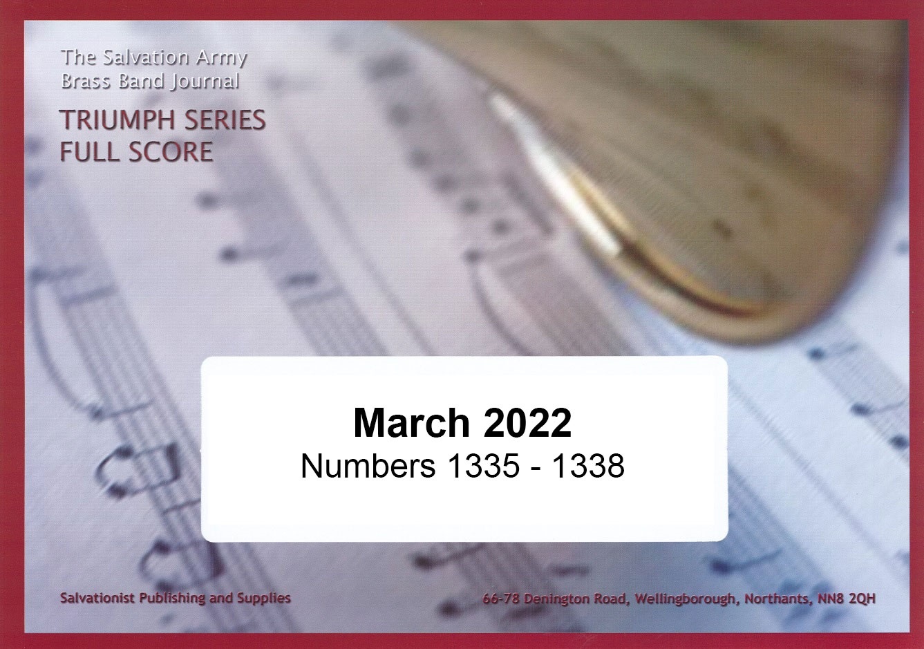 Triumph Series Brass Band Journal, March 2022, Numbers 1335 - 1338