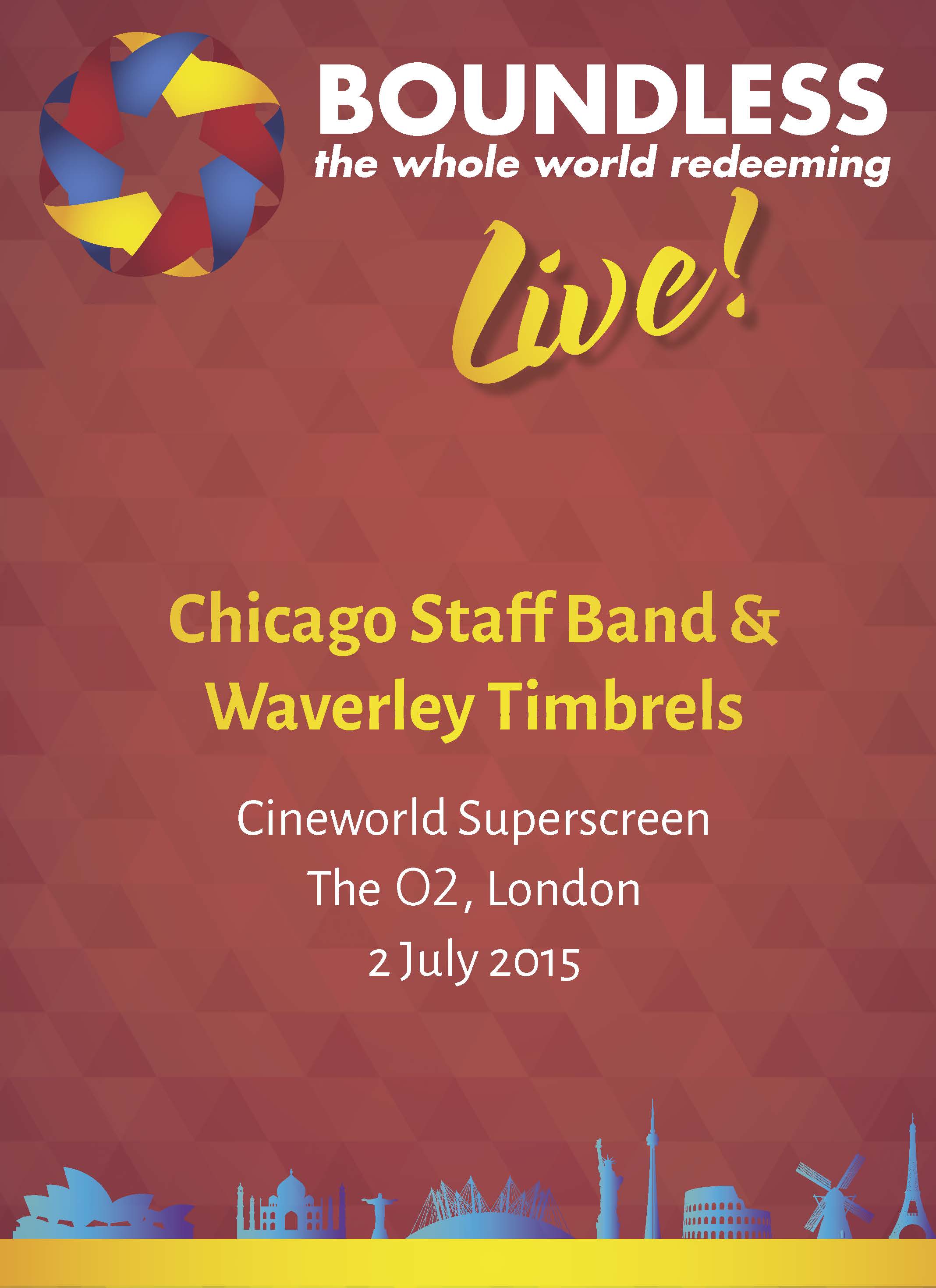 Boundless Live! Concert - Chicago Staff Band and Waverley Timbrels