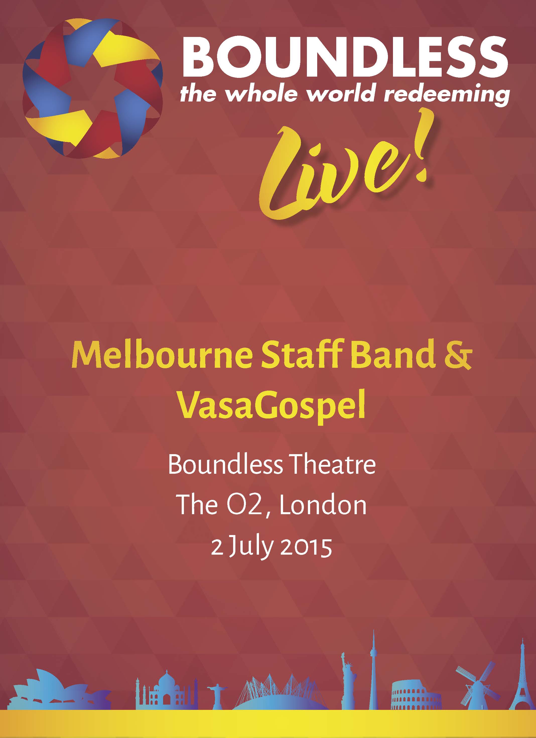 Boundless Live! Concert - Melbourne Staff Band and Vasa Gospel