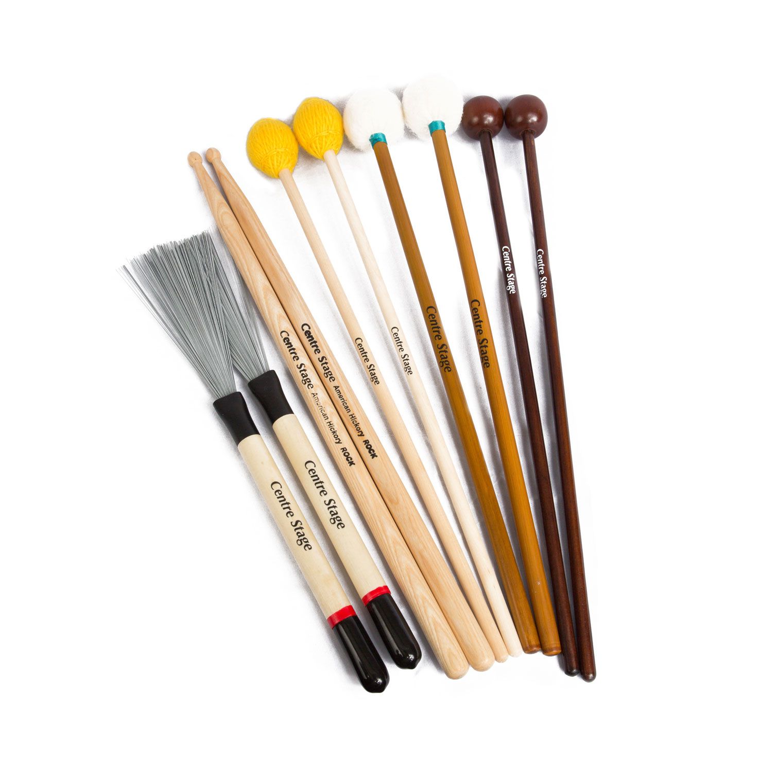 Mallets Mixed Set of Percussion Mallets