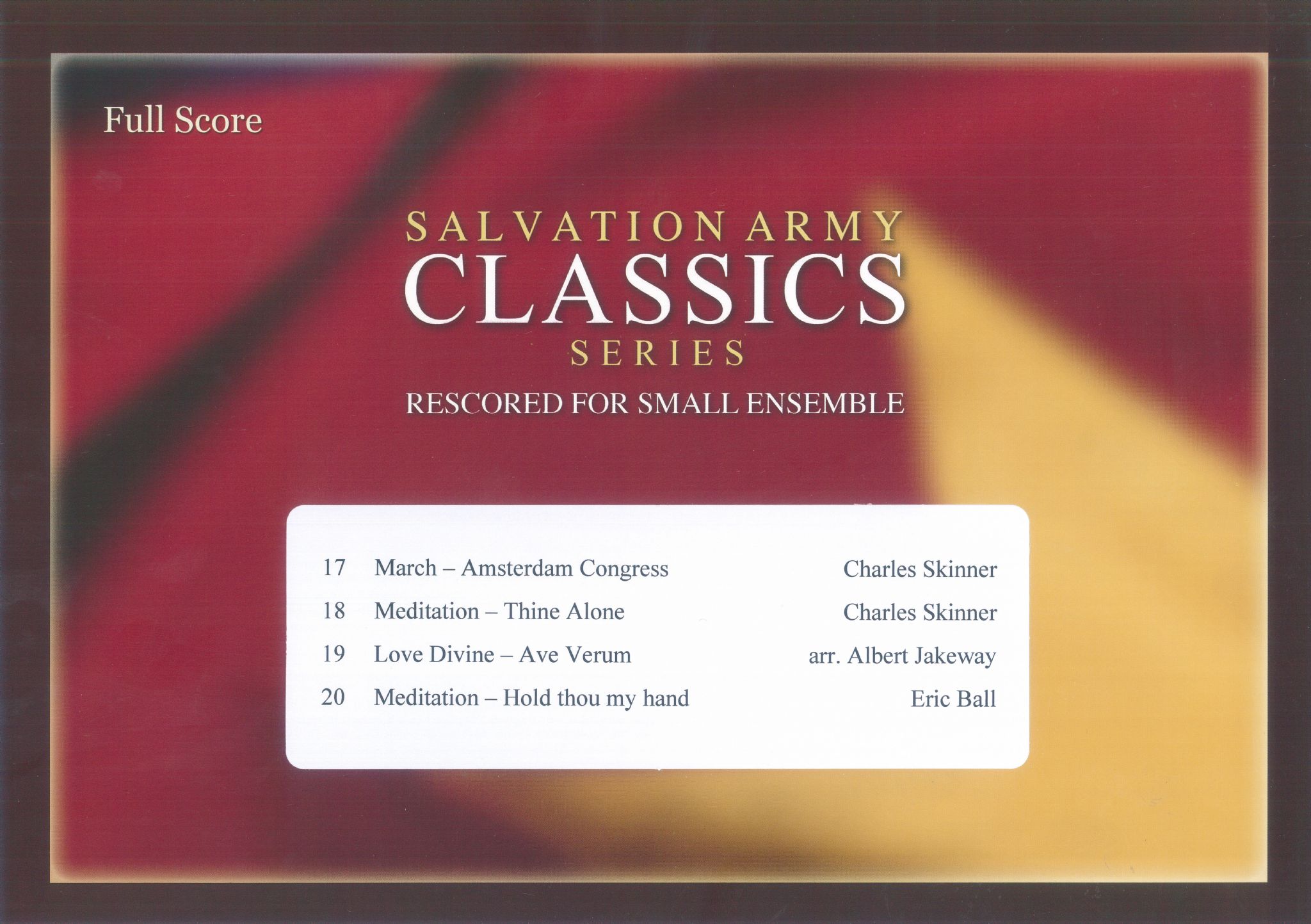 Salvation Army Classics 17-20 for Small Ensemble
