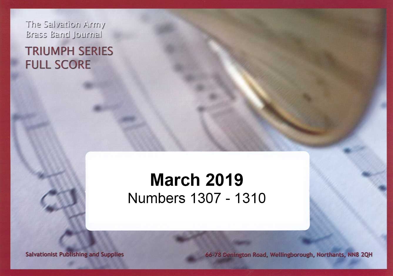 Triumph Series Band Journal  March 2019 Numbers 1307 - 1310