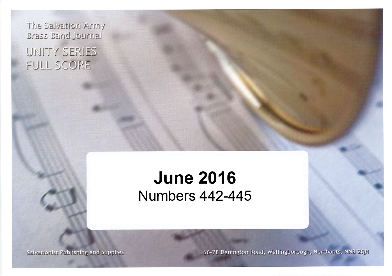 Unity Series Band Journal June 2016 Number 442 - 445