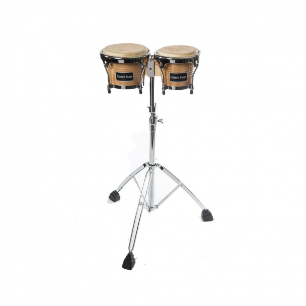 Pair of Bongos with High Grade Stand and Bag