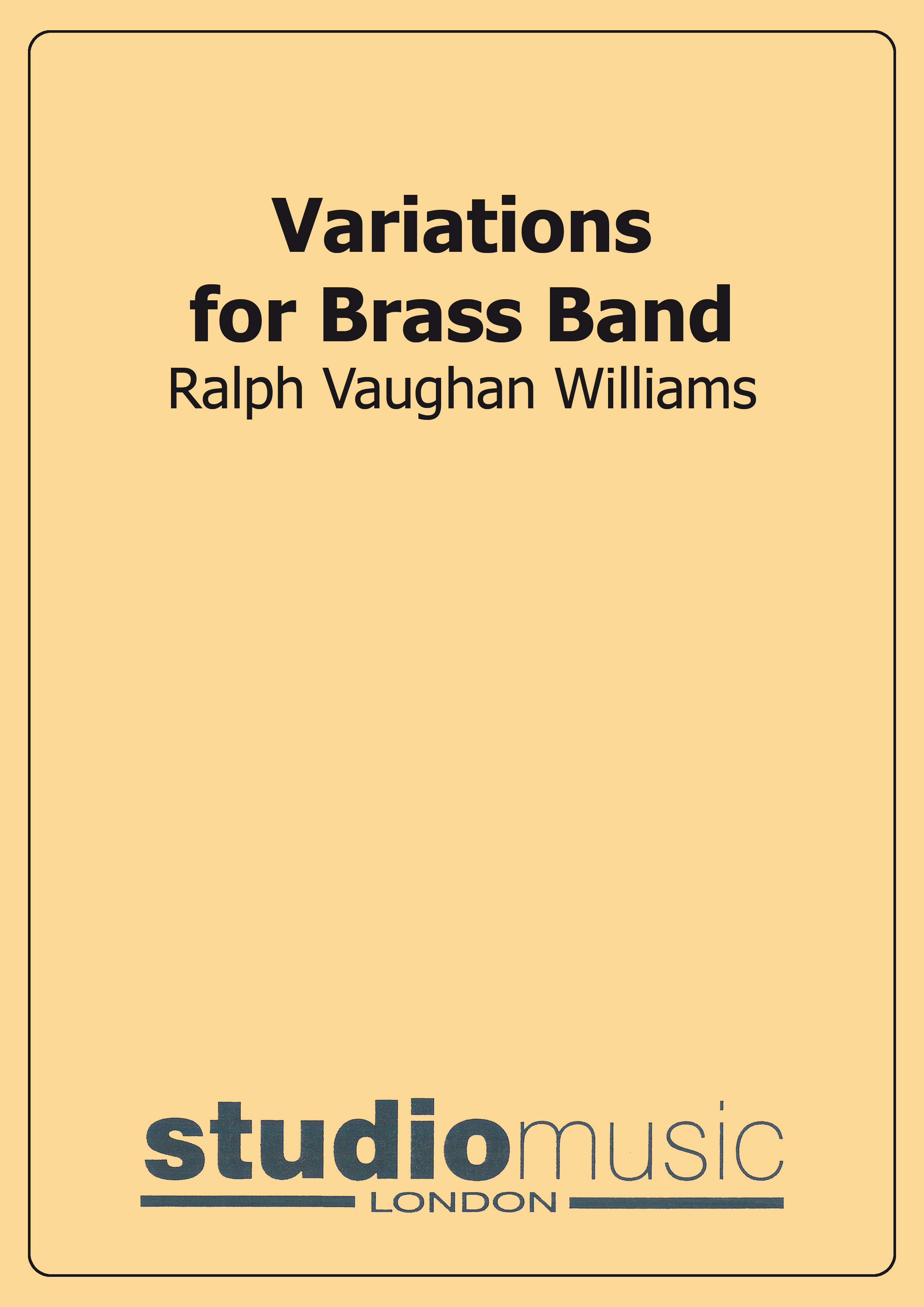 Variations for Brass Band (Score Only)
