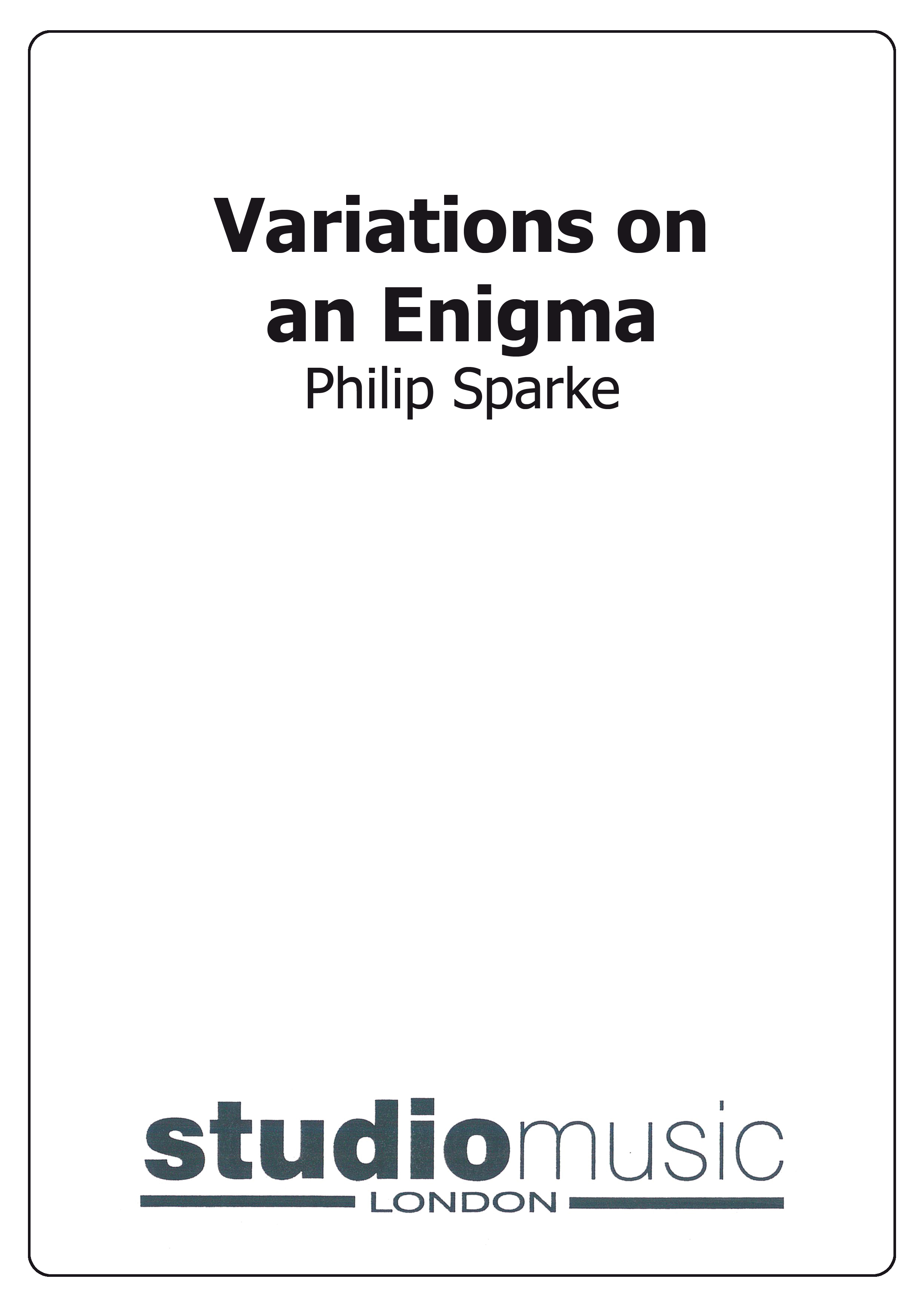 Variations on an Enigma (Score and Parts)