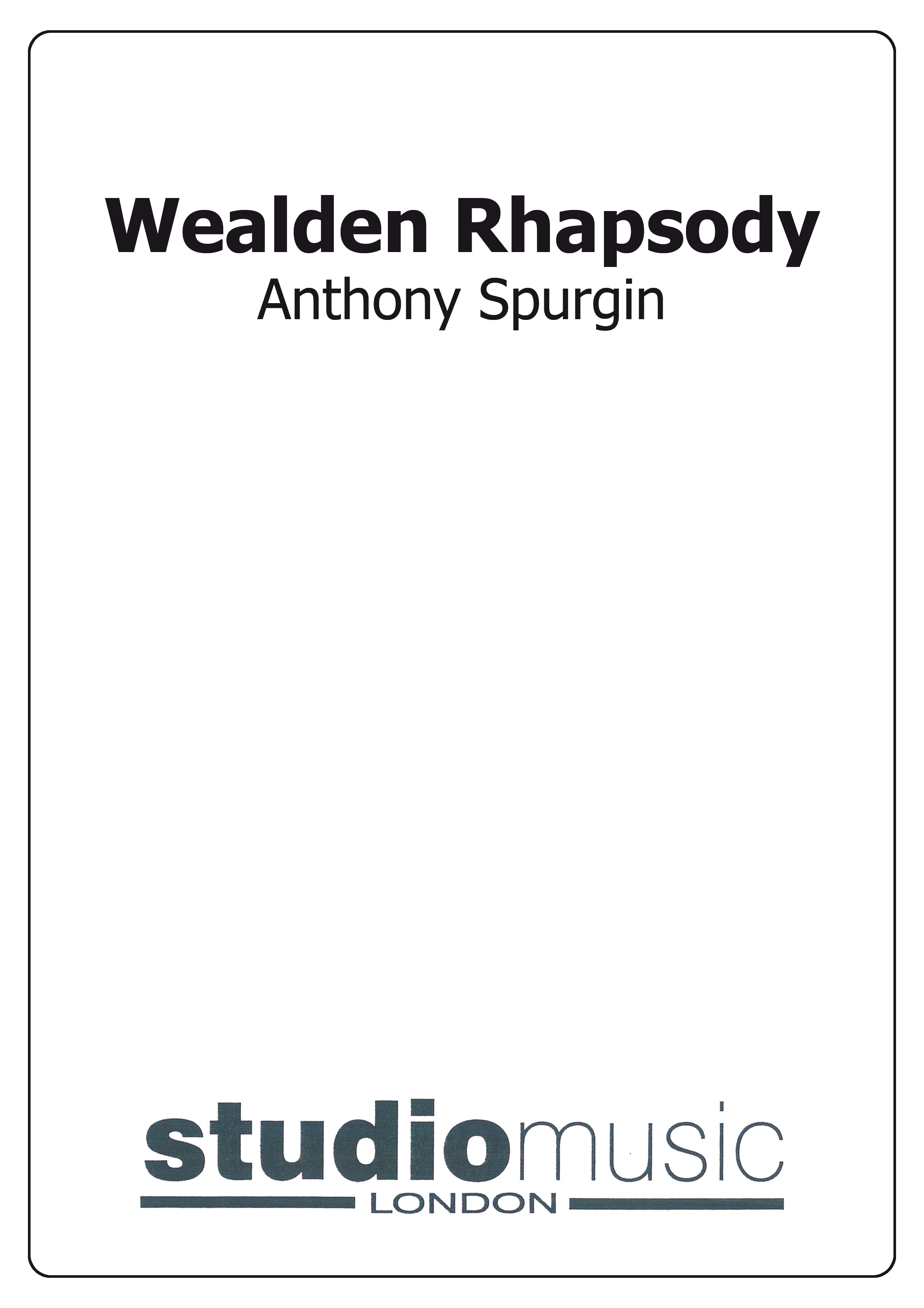 Wealden Rhapsody (Score and Parts)