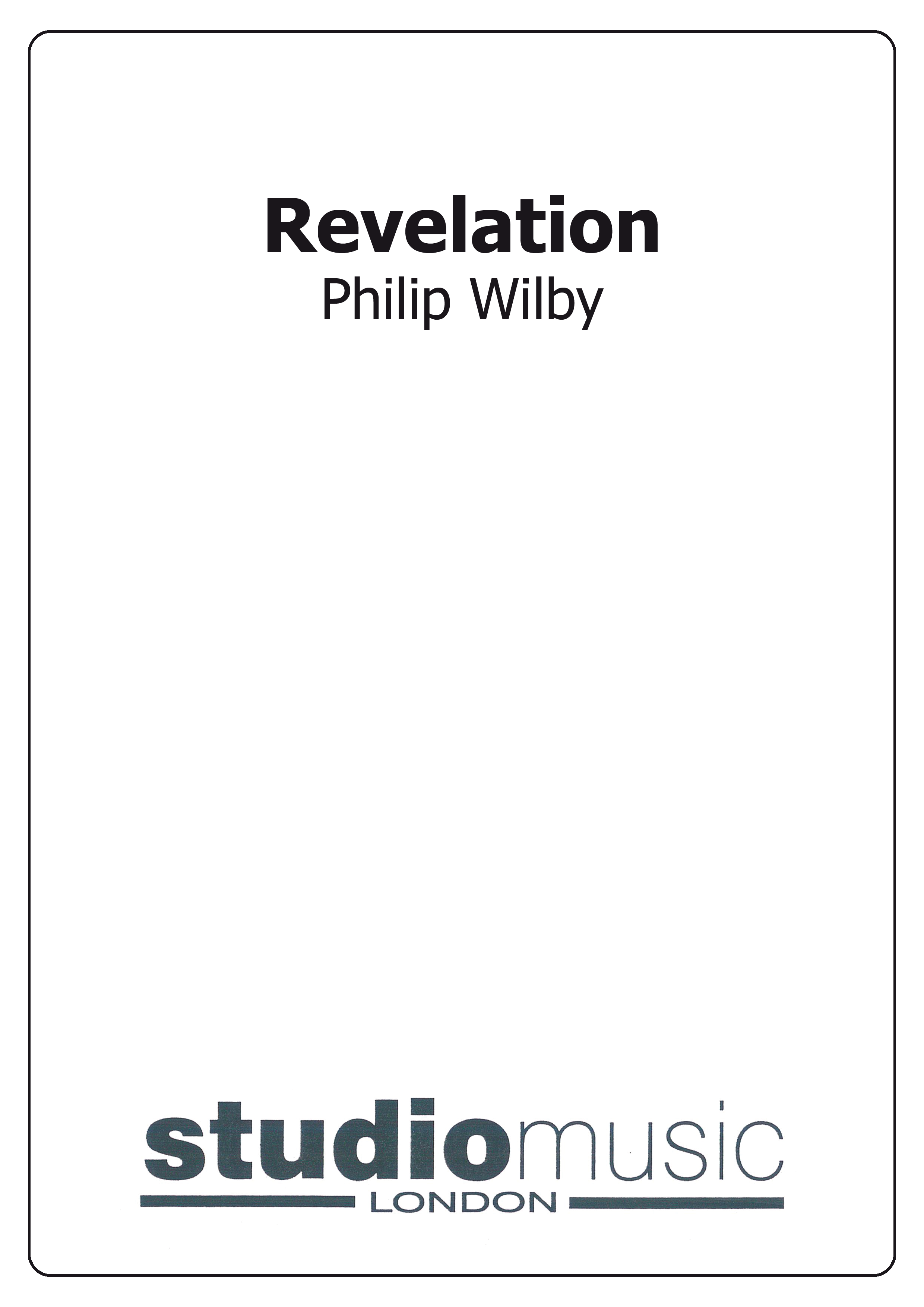 Revelation (Score and Parts)
