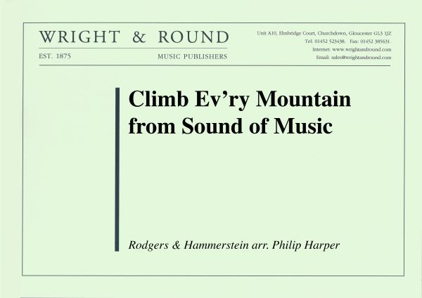 Climb Ev'ry Mountain from Sound of Music (Score Only)