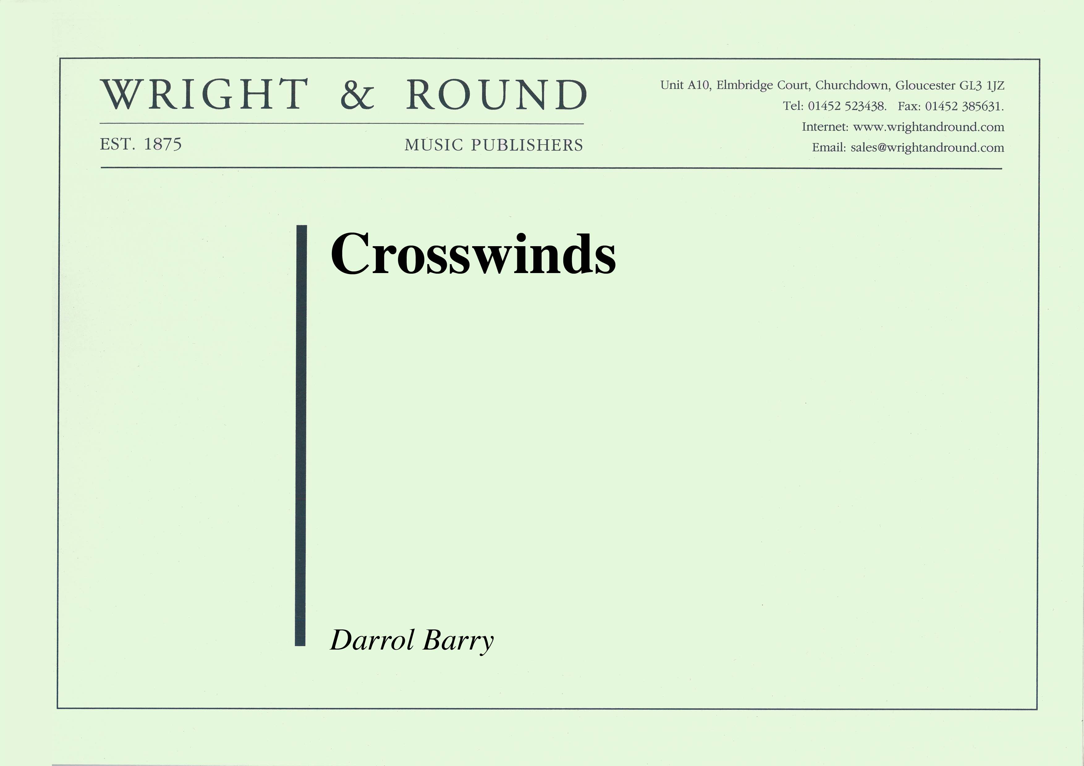 Crosswinds (Score and Parts)