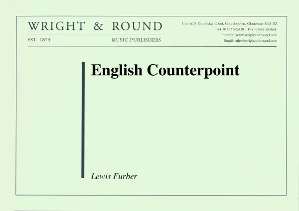 English Counterpoint (Score and Parts)