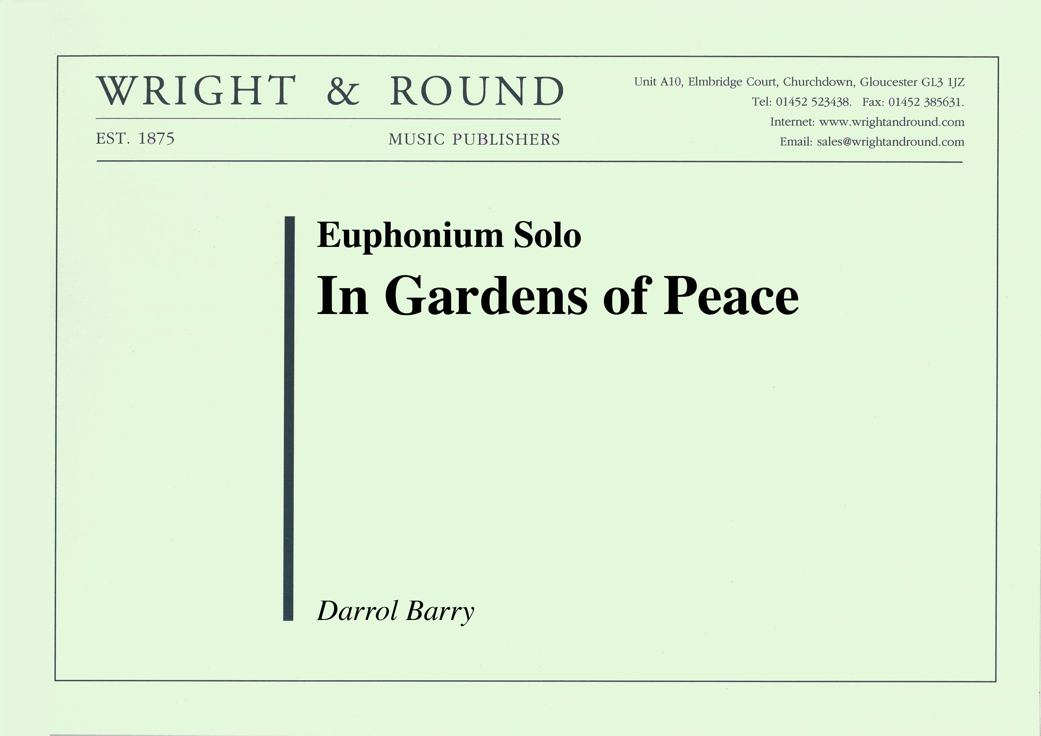 In Gardens of Peace (Score and Parts)
