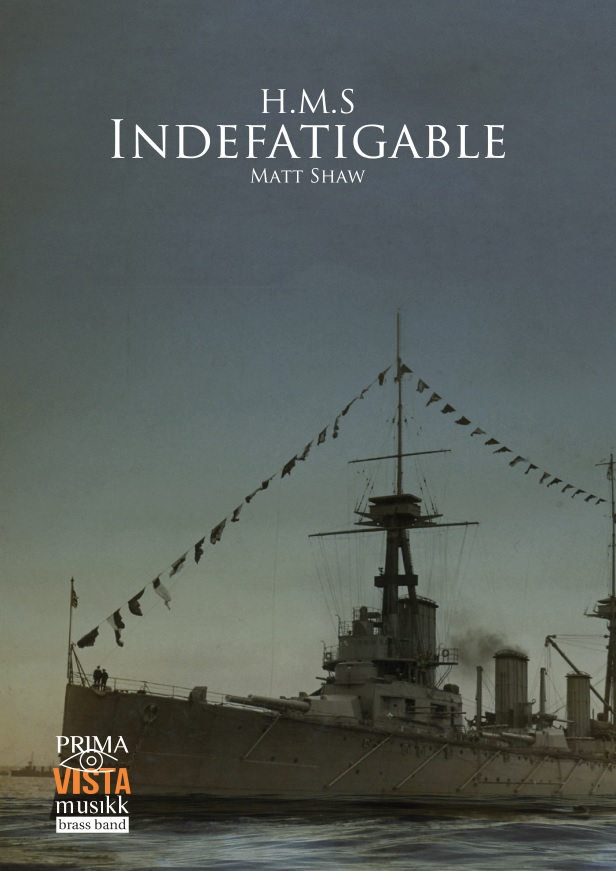 HMS Indefatigable (Brass Band - Score and Parts)